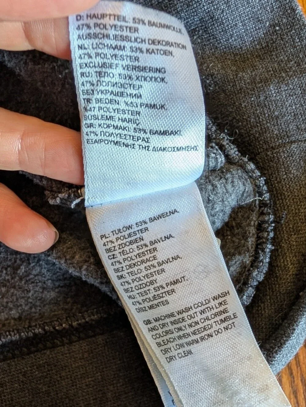 The North Face Black Rock NSW 2020 Hoodie Men's Medium Gray Pullover